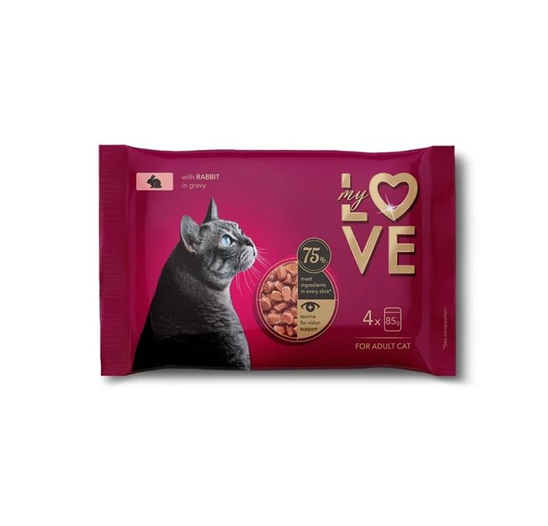 MY LOVE ZAJEC V FINI OMAKI 4x85G