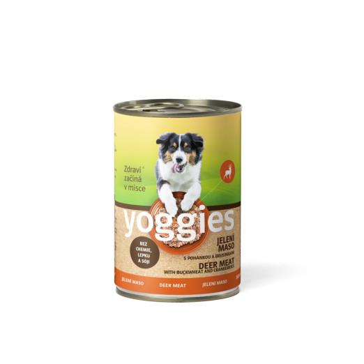 Yoggies JELEN z ajdo in brusnicami 400g