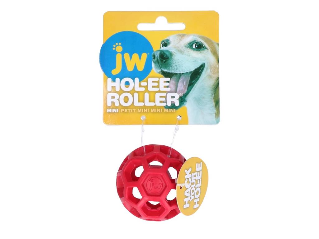 JW HOL-EE ROLLER MINI 5CM RDEČ