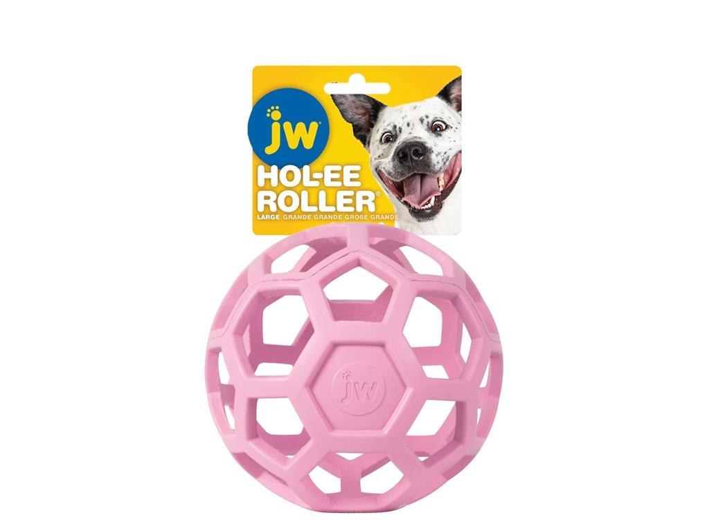 JW HOL-EE ROLLER L 15CM PINK