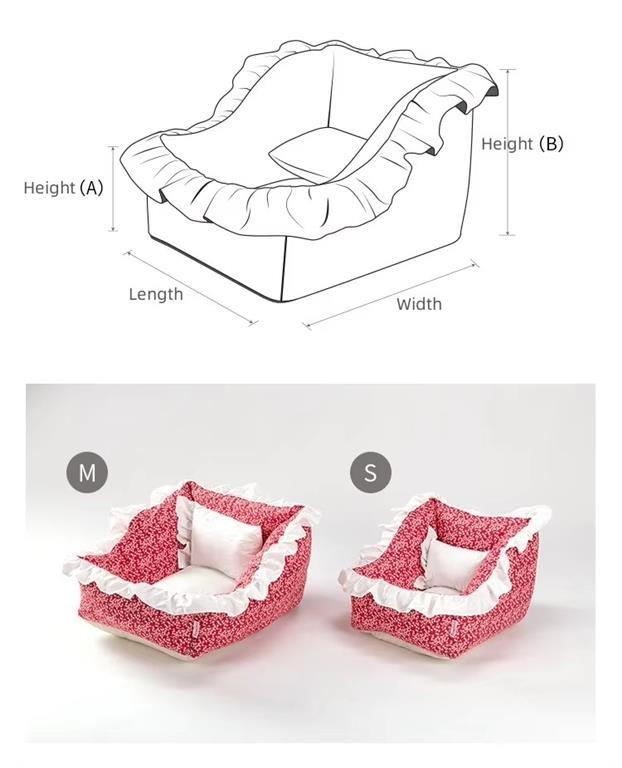 Truelove Pasja postelja SAXONY BLUE M