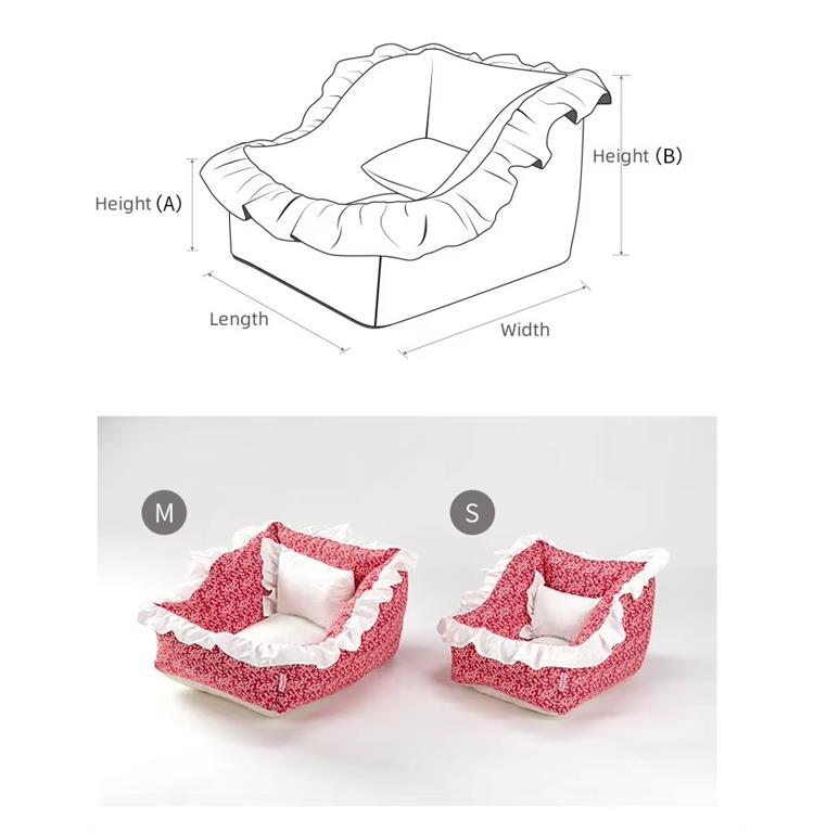 Truelove Pasja postelja POPPY RED M