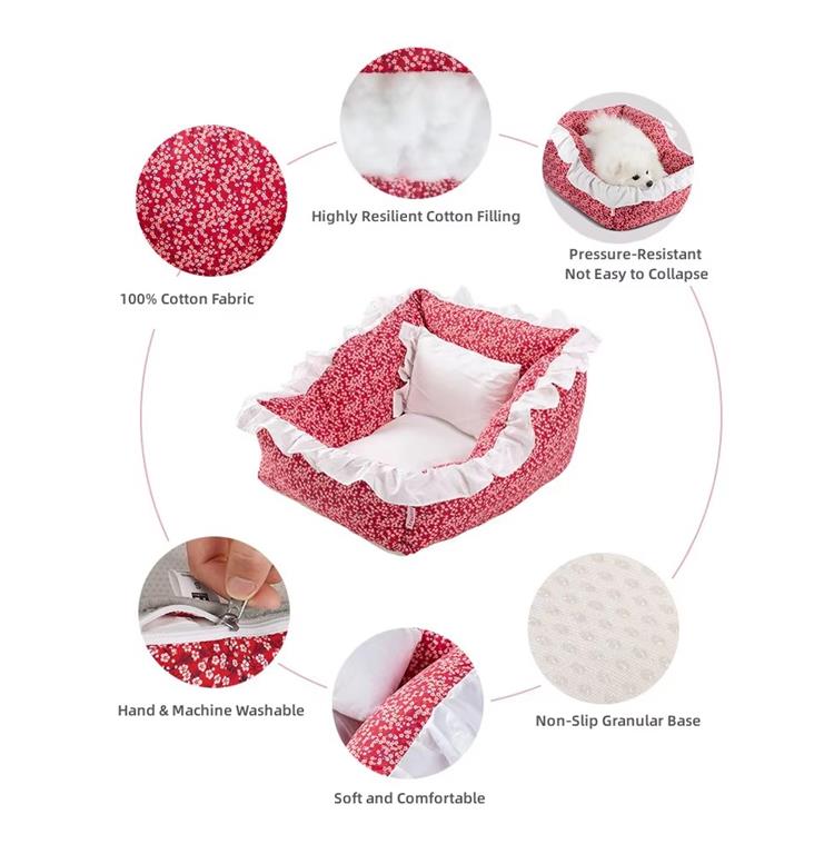 Truelove Pasja postelja POPPY RED M