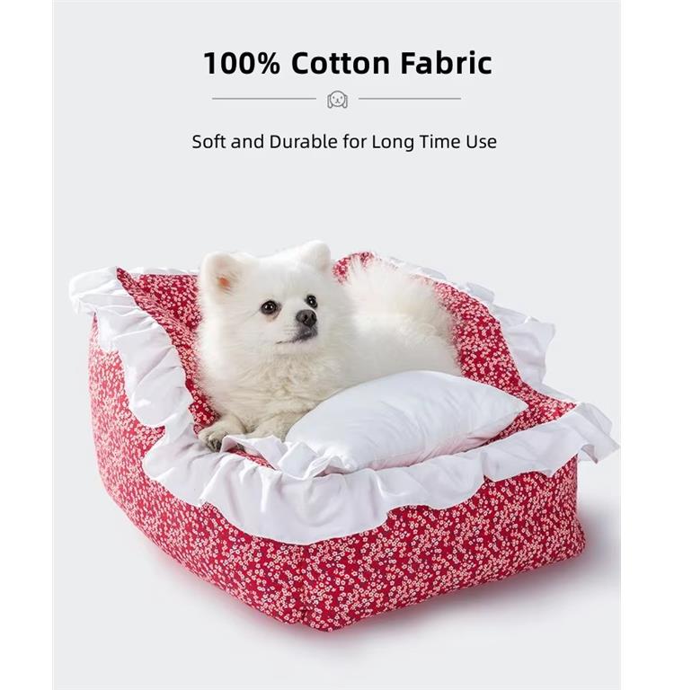 Truelove Pasja postelja POPPY RED M