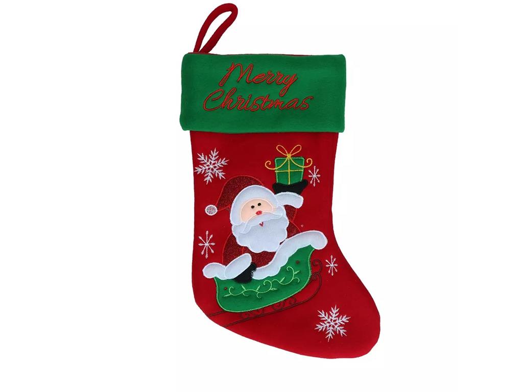 CHRISTMAS STOCKING SANTA