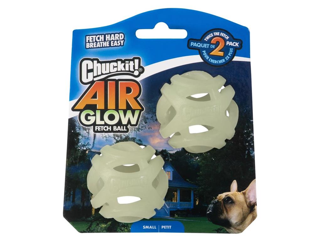 CHUCKIT MAX GLOW ŽOGA S 2KOS