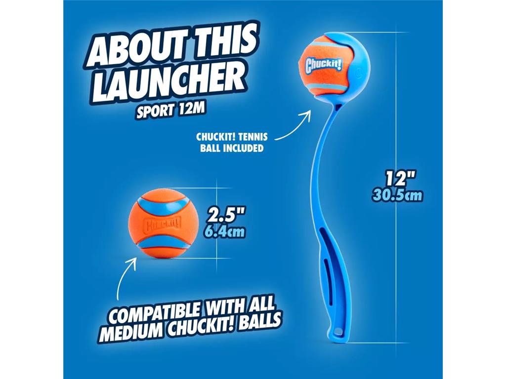 CHUCKIT SPORT BALL LAUNCHER M 30CM