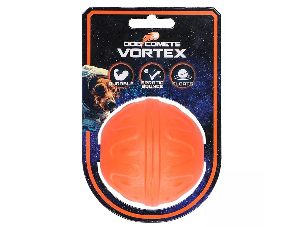 Dog Comets Vortex žogica - Oranžna