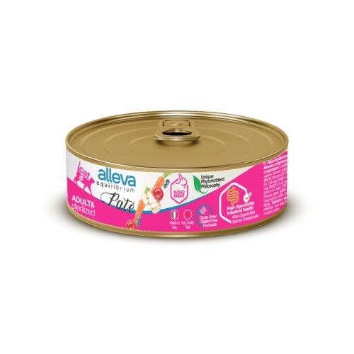Alleva Equilibrium Paté Coniglio Cat Adult & Sterilized KUNEC, 85g