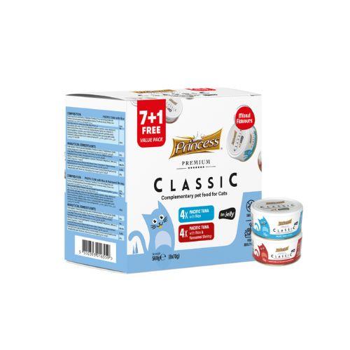 Princess Classic – Pacifik (mešano pakiranje), 70g, 7+1