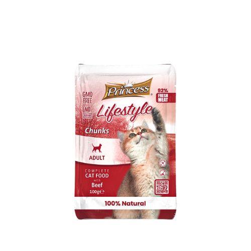 Princess Lifestyle Chunks – Govedina, 100g