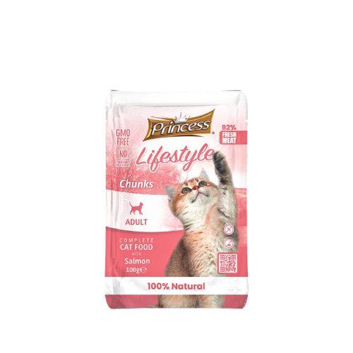Princess Lifestyle Chunks – Losos, 100g
