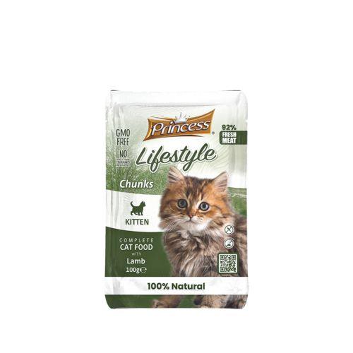 Princess Lifestyle Chunks – Jagnjetina za mladičke, 100g
