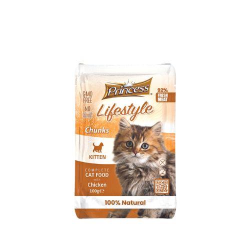 Princess Lifestyle Chunks – Piščanec za mladiče, 100g