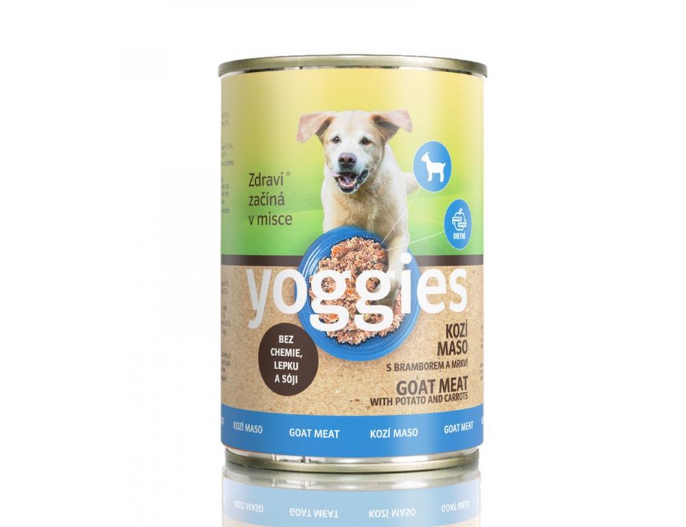 YOGGIES KONZERVA KOZA KROM./KORENČ800G