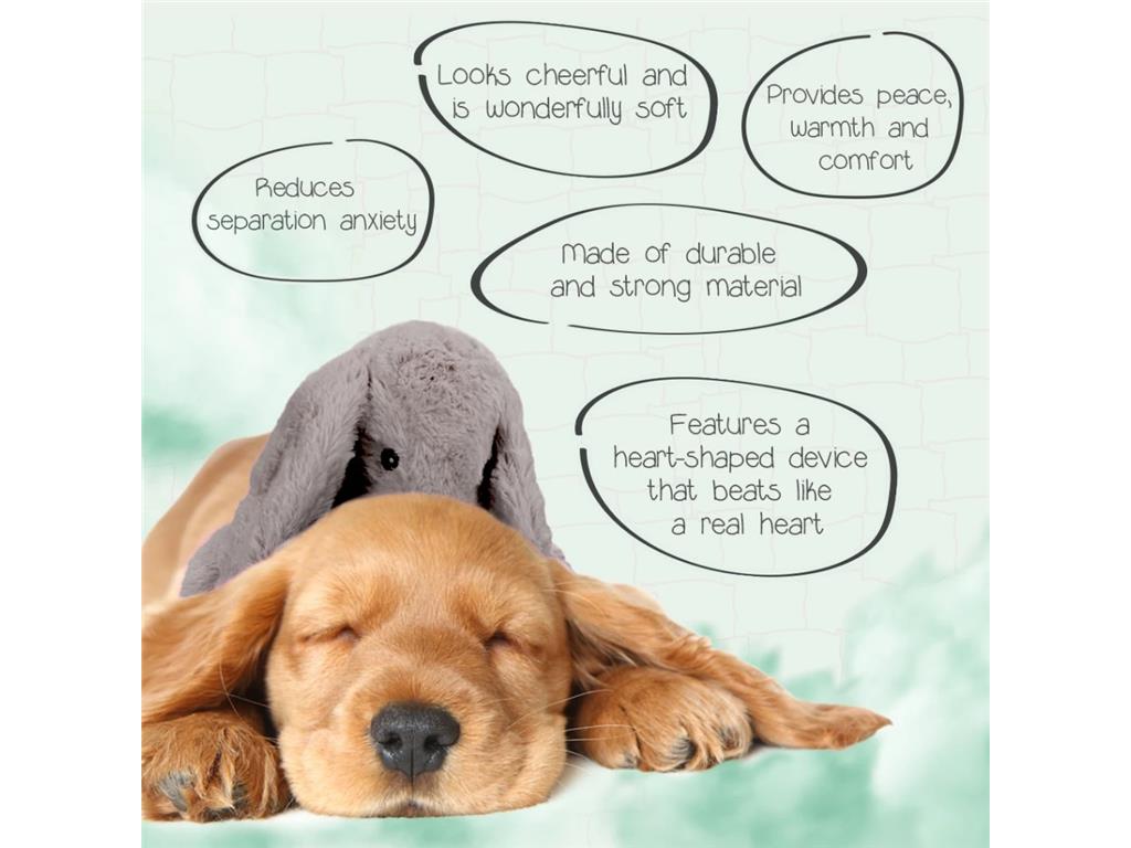 Cozy Dog Bunny - siv