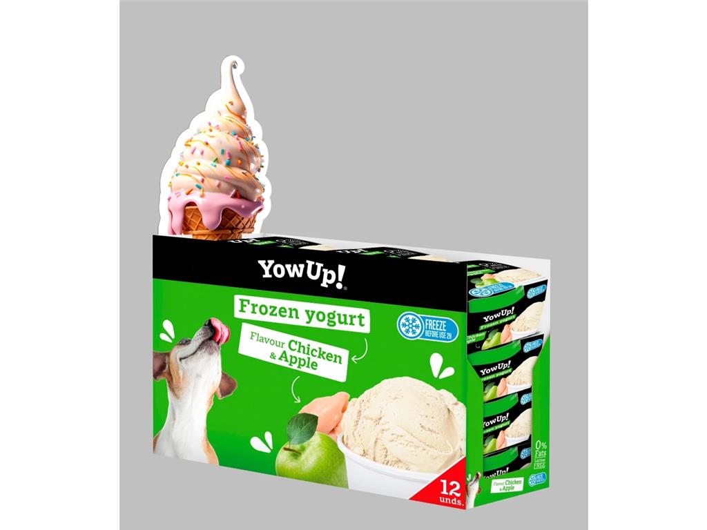 YowUp! Zamrznjeni jogurt – Chicken & Apple – PIŠČANEC IN JABOLKO, 110g