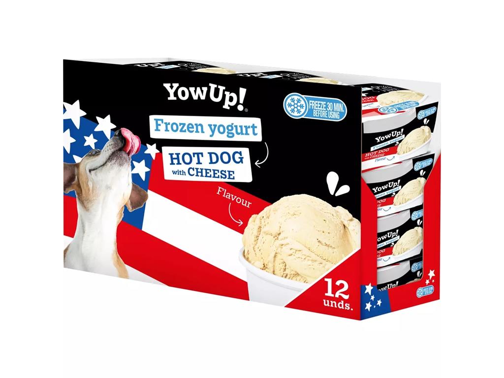 YowUp! Zamrznjeni jogurt – Hot dog & Cheese – HOT DOG & SIR, 110g
