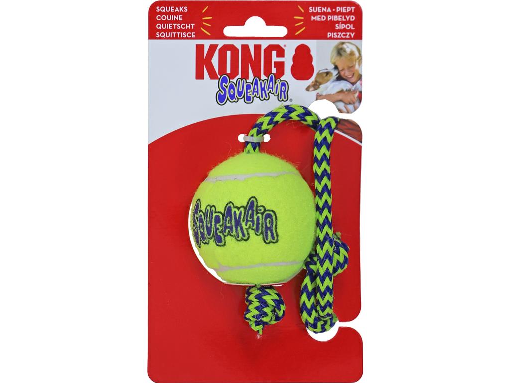 KONG SQUEAKAIR ŽIGA Z VRVICO M