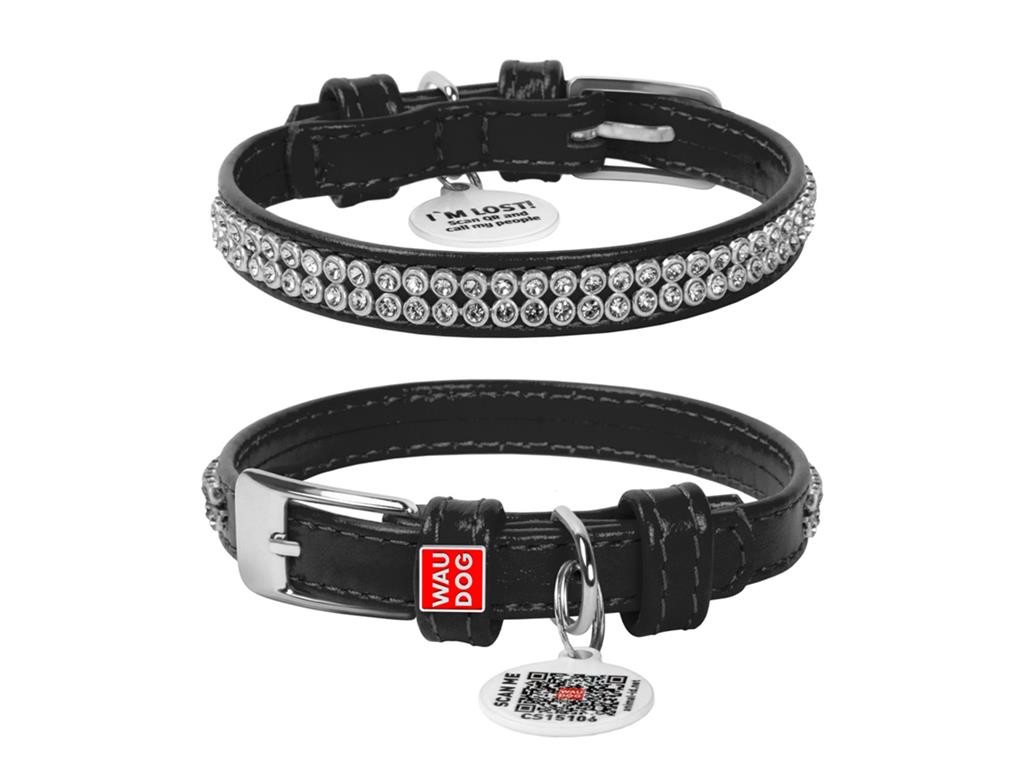 OVRATNICA Z BISERČKI ČRNA 19-25CM