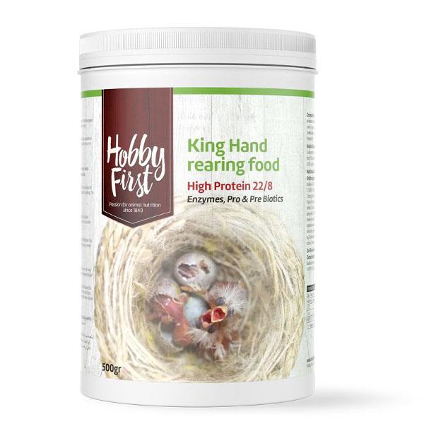 King Hand Rearing Food High Protein 22/8, 500g