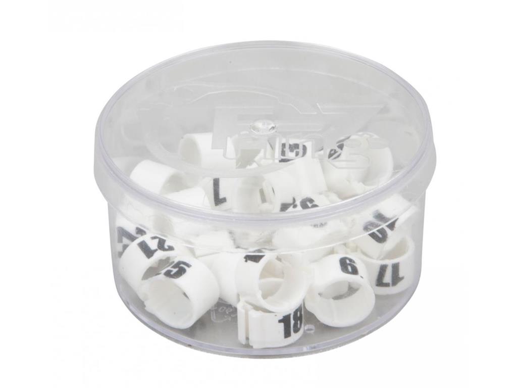 OBROČKI PLASTIČNI ŠTEV. 8MM/25MM RDEČ