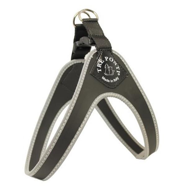 TRE PONTI oprsnica na klipsno - ČRNA št. 4