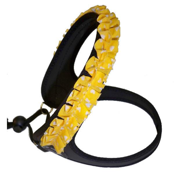 TRE PONTI oprsnica na trakec z naborki - RUMENA št. 1,5