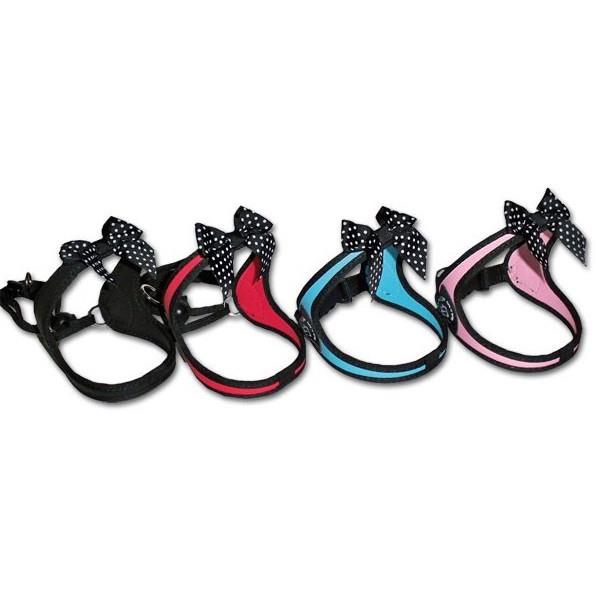 TRE PONTI oprsnica na trakec z mašnico - ČRNA št. 3