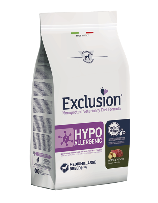 EXCLUSION Diet Medium/Large breed - KONJ 12,5 kg