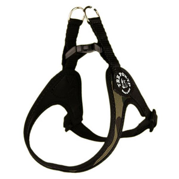 TRE PONTI nastavljiva oprsnica na klipsno - ČRNA št. 3,5