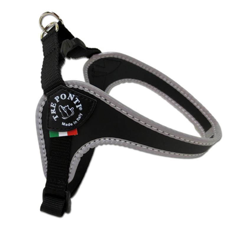 TRE PONTI nastavljiva oprsnica na klipsno - ČRNA št. 3