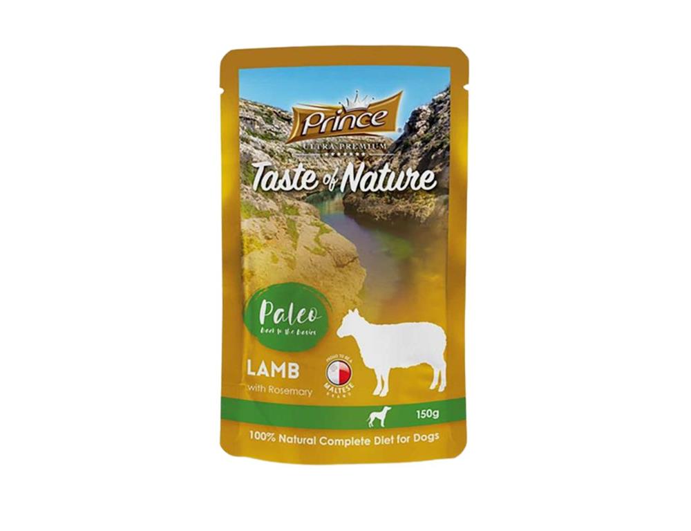 PRINCE Premium vrečka - JAGNJETINA, ROŽMARIN, JABOLKO, KORENJE 150g