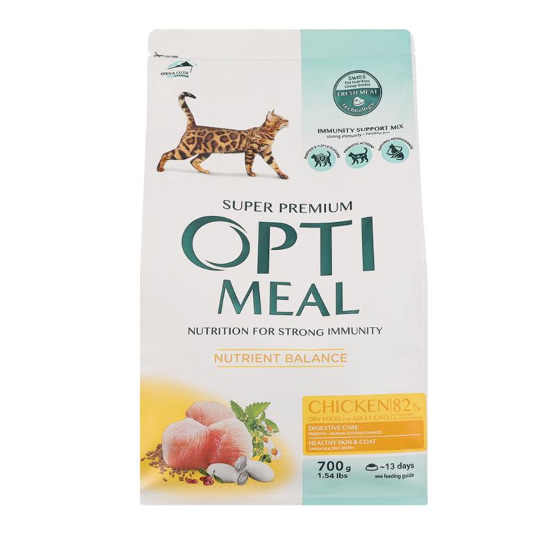 OPTI MEAL CAT PIŠČANEC 0,7KG