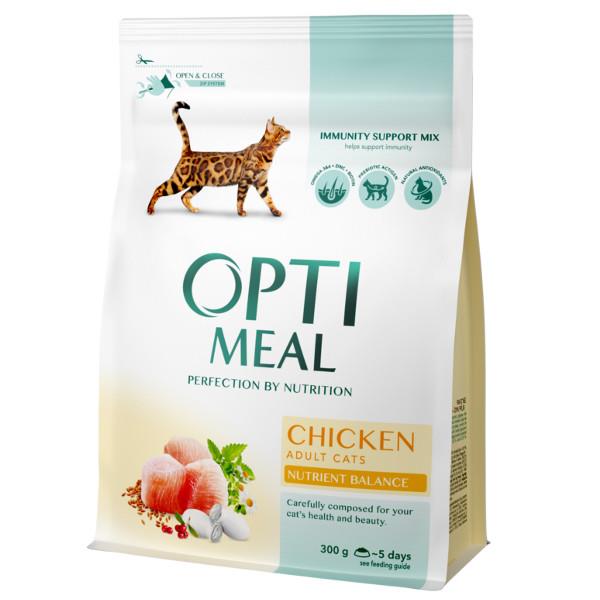 OPTI MEAL Cat Adult - PIŠČANEC 200 g