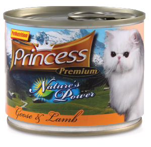 PRINCESS Cat NATURE'S POWER konzerva - GOS in JAGNJETINA 200g