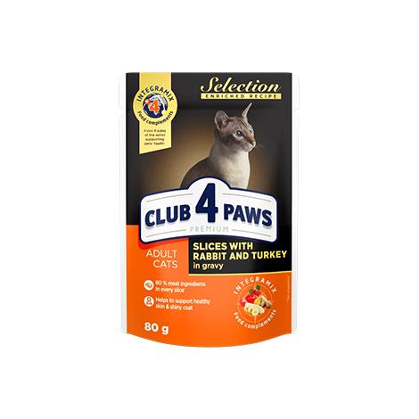 CLUB4PAWS CAT ZAJEC&PURAN V OMAKI 80G