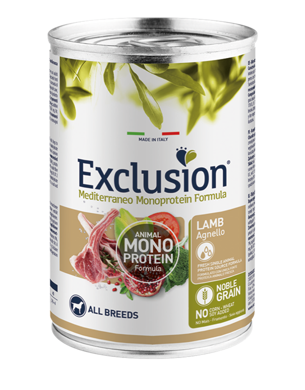 Exclusion JAGNJETINA za odrasle pse, 400g