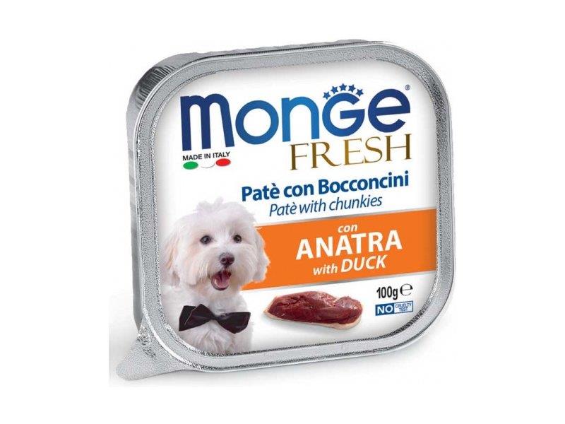 MONGE FRESH PATE IN KOŠČKI Z RACO 100G