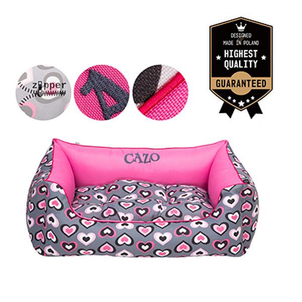 CAZO Print It POSTELJA za pse - HEART BEAT 75x60 cm