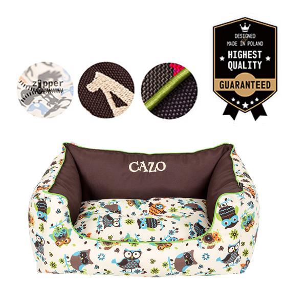 CAZO Print It POSTELJA za pse - WINGS GREEN 65x50 cm