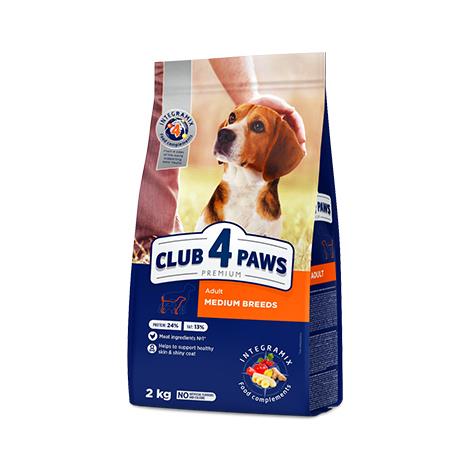 CLUB4PAWS DOG ADULT MEDIUM 14KG