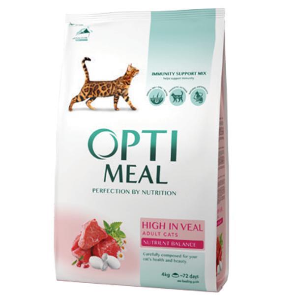 OPTI MEAL CAT HIGH IN VEAL 1,5KG