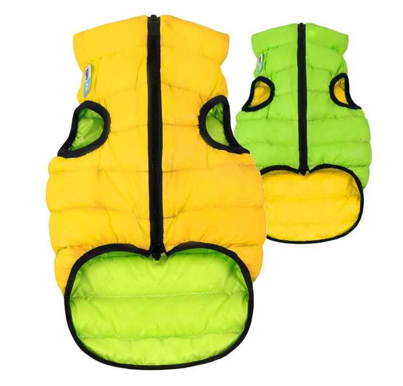 AiryVest jopič za pse - RUMENA-ZELENA