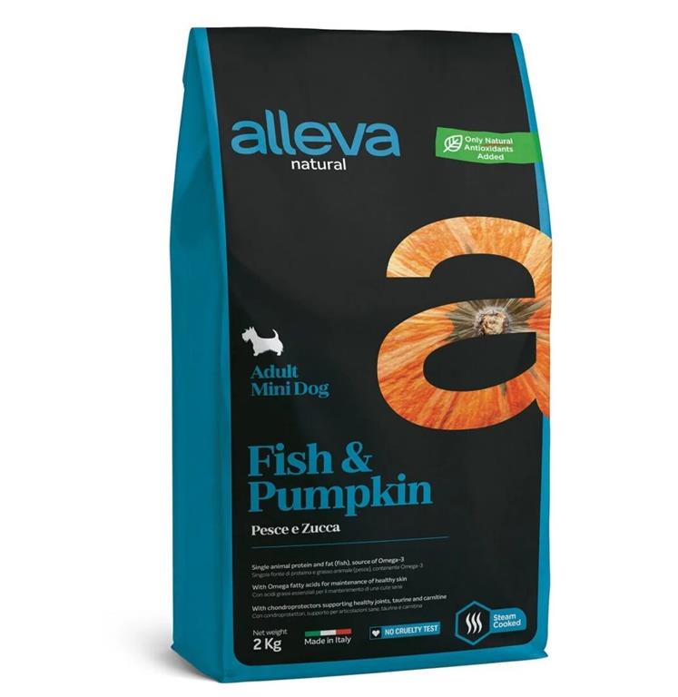 Alleva Natural ADULT mini – RIBA & BUČA