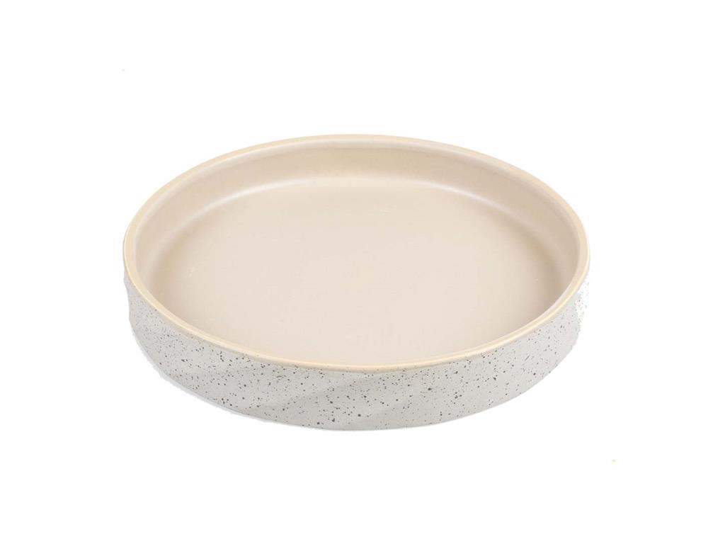 Duvo+ Keramična posoda – Stone Wavy Dune, sivo-zelena