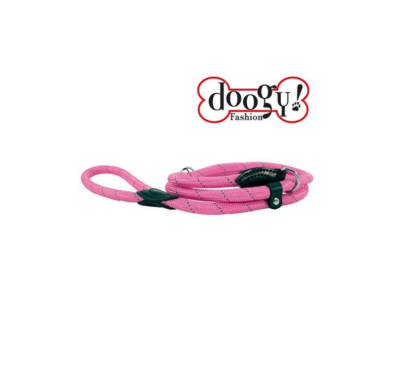 Doogy Reflektivni povodec – 2v1 - PINK
