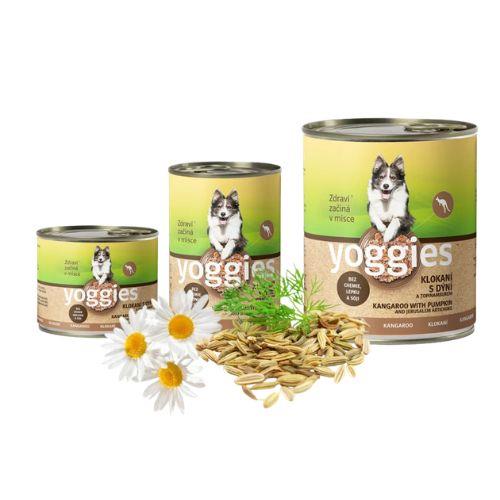 YOGGIES KONZERVA KENGURU Z BUČO 200g
