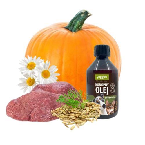 YOGGIES KONZERVA KENGURU Z BUČO 200g