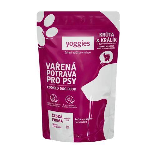 Yoggies kuhana pasja hrana – PURAN in KUNEC z bučnimi semeni